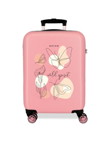3941121 ABS SUITCASE 55CM. 4W. MOVOM LUGGAGE NUDE